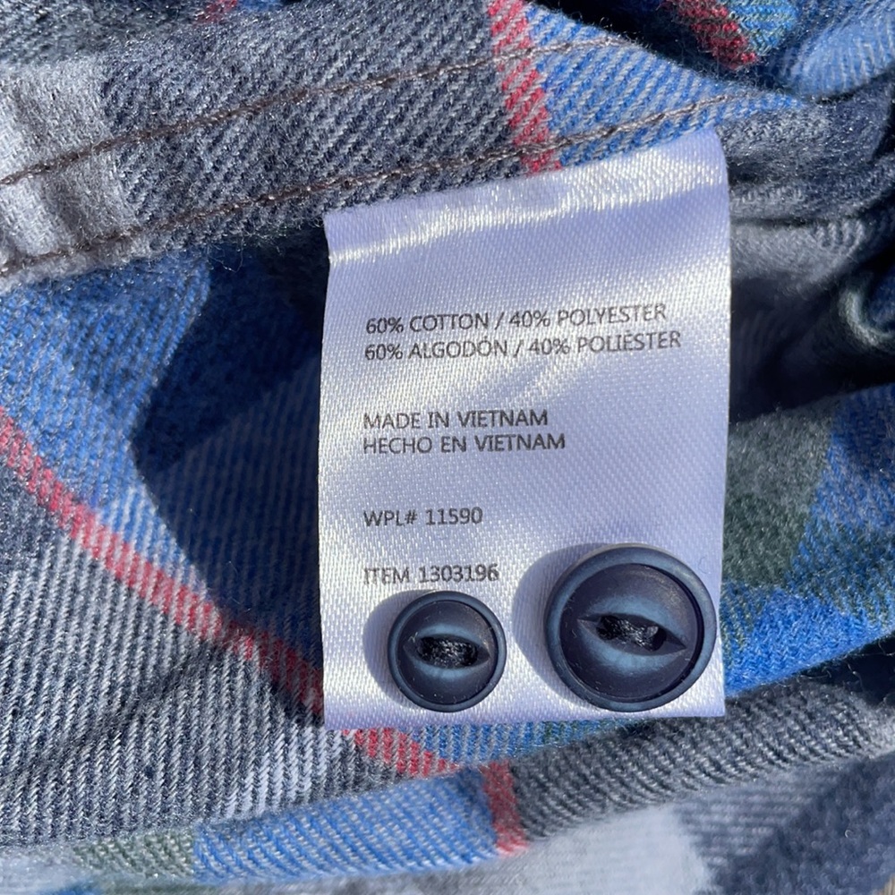 NWT Original Weatherproof Vintage Flannel L - Picture 6 of 7